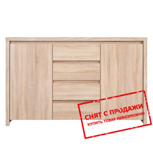 Комод Каспиан Дуб сонома KOM2D4S BRW...